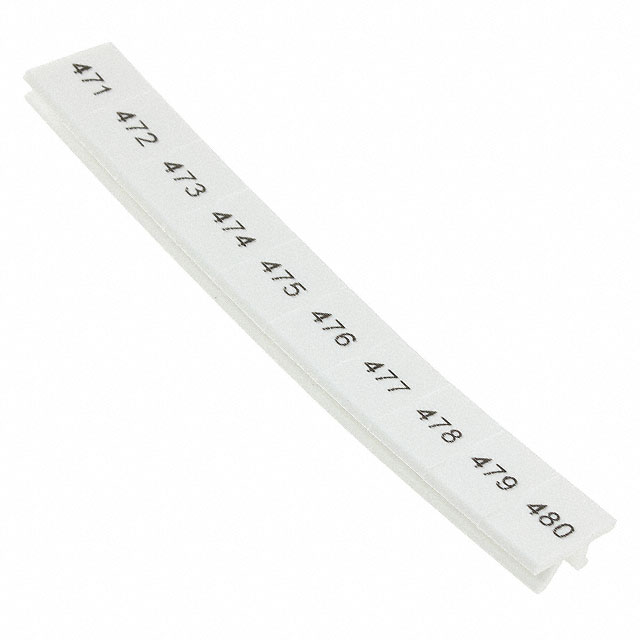 1051016:0471 Phoenix Contact  Bandes de marquage pour borniers